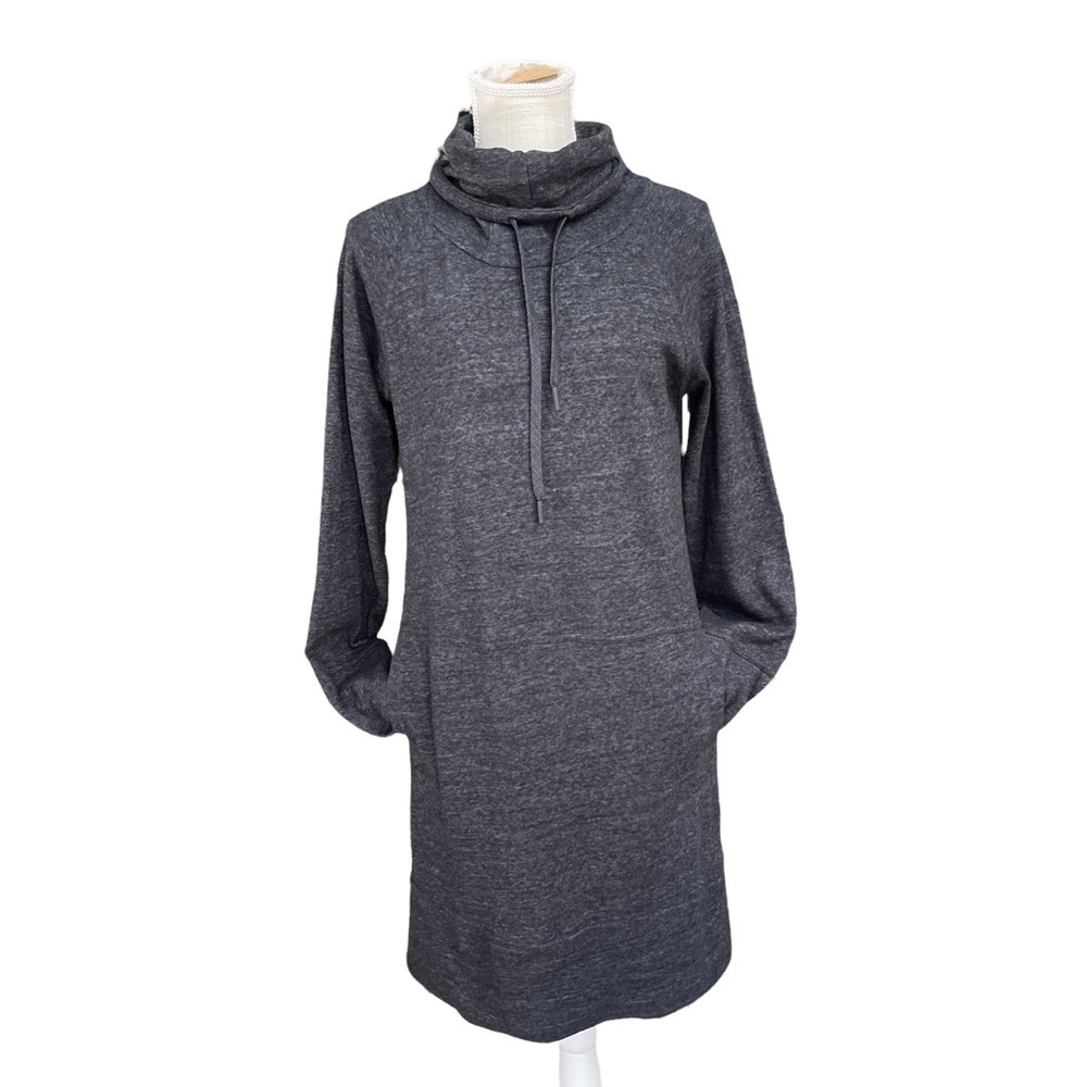 Prana Jersey Turtleneck Midi Dress Size: M